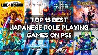 Top 15 Best Japanese Role-Playing Games (JRPG) On PS5 | 2023