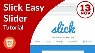 Making a simple and easy Carousel Slider for your website with Slick