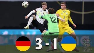 Germany 3-1 Ukraine Match Highlights Nations League 2020-2021 (14 November 2020)