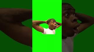 Shocked Face Meme - Green Screen