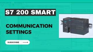 S7 200 Smart PLC Communication settings