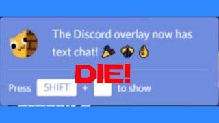 How to DISABLE Discord Overlay+Text Overlay.