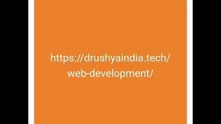 Drushya india Website design
