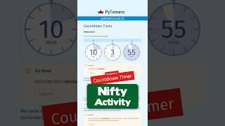 ‍ Program a Countdown Timer in #Python with #PyTamaro
