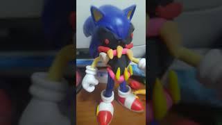 mi escultura de sonic exe de fnf  de plastilina