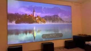 ️ Elite Screens Aeon CineGrey 3D® with LG 4K Projector Customer Review