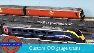 3D printed Class 180 & 325 project - Cmac Model Railways build. Custom OO gauge trains