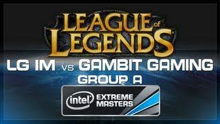 LG IM vs Gambit Gaming - LoL (Group A) - IEM World Championship 2013