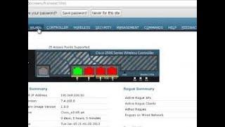 Cisco WLC basic Configuration