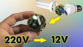 I turn CFL into 220V to 12V