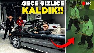 LÜKS GALERİDE GECE GİZLİCE KALDIK!? (yakalandık)