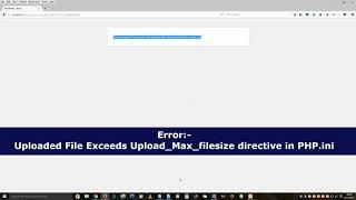 The Uploaded file exceeds upload max filesize directive in php ini   Wordpress localhost