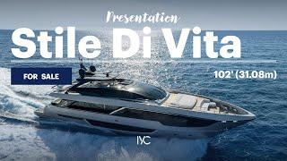 STILE DI VITA | Italian timeless elegance aboard the 102' (31m) Riva superyacht | For sale with IYC