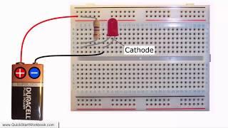 How to Build a Simple LED Circuit - Electronics for Absolute Beginners