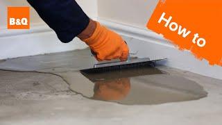 How to level a concrete floor part 1: preparation