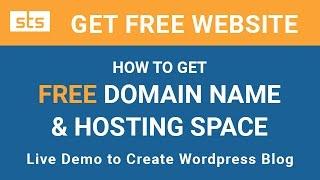 How to get Free Domain Name and Web Hosting in India 2017 | Build a Free Website using Wordpress