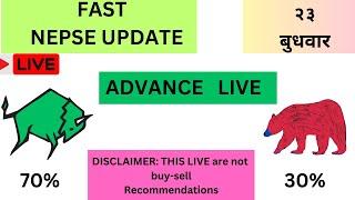 NEPSE   LIVE  - AI   CHART   OBSERVE  TECHNICAL  ANALYSIS #nepselivetoday