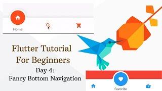 Flutter Challenge: Fancy Bottom Navigation - Day 4   #FancyBottomNavigation #flutterpubdev