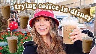 trying coffee shops in disney world - CHRISTMAS EDITION ️️