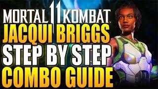 Mortal Kombat 11 - Jacqui Briggs Combo Guide Step by Step Tutorial - Daryus P