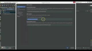 How to set Android SDK location and JDK location in your Android Studio?(Quick version with Audio)