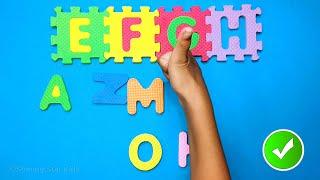 E to H Alphabet Puzzle | Kids Learning English Activities | Kids Playing | LKG Learning Activities|