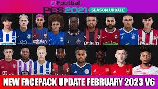 PES 2021 New Facepack Update February 2023 V6