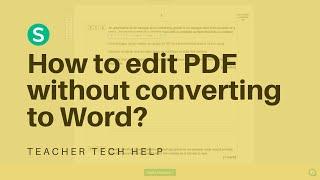 How to edit a PDF document without converting to Word or any other software for free using Sejda?