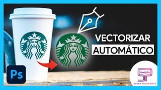 De FOTO a VECTOR  VECTORIZAR en Photoshop AUTOMÁTICAMENTE