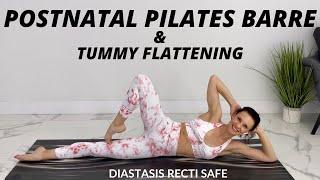 Postnatal Pilates Barre | Full Body Sculpt & Tummy Flattening Workout