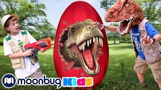 GIANT EGG SURPRISE! | BEST OF @TRexRanch | Explore With Me! | Moonbug Kids