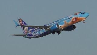 WestJet 737-8CT [C-GWSV] "Frozen Livery" Photo Shoot at Calgary Airport ᴴᴰ