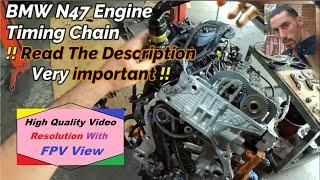 BMW N47 Engine Timing Chain setup Step By Step