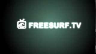 FREESURF.TV neon lights logo