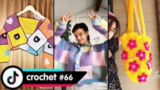 TIKTOK CROCHET AND KNITTING FASHION COMPILATION #66 - Peachtok