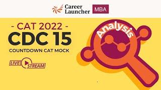 Countdown CAT - 15 | Mock Analysis | CAT 2022