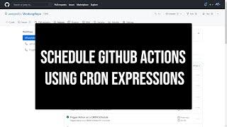 Schedule GitHub Actions Using Cron Expressions