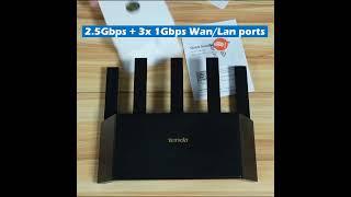 Tenda BE5100 WIFI 7 router unboxing & specs