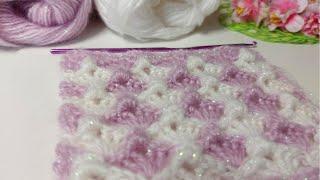 WOW! BEAUTIFUL crochet pattern for beginners (Shorts)/Объемный узор крючком для начинающих