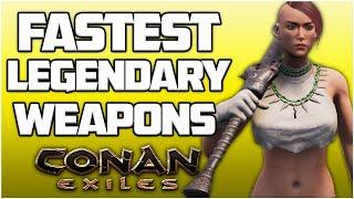 Under 3 Minutes! 7 Legendary Weapons! | Conan Exiles 2023