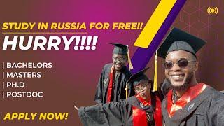 BIG NEWS: New Scholarships for BACHELOR'S & POSTDOC Studies in Russia! #scholarship #studyabroad