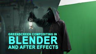 Greenscreen Compositing in Blender and After Effects - Part 1 #blender #aftereffects #blender3d