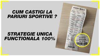 Cum câștigi la pariuri sportive !!? (cea mai bună strategie)