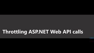 API Throttling