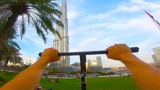 от ПЕРВОГО лица в ДУБАЕ | gopro scooter street in Dubai