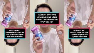 [REVIEW] KEM CHỐNG NẮNG SKINAQUA | PHÂN BIỆT HÀNG THẬT VÀ GIẢ