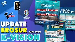 Cara Membeli Paket Kualifikasi Piala Dunia 2026 Di K-Vision | Update Brosur K-Vision Juni 2024