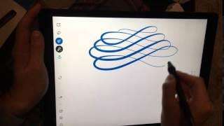 Calligraphy with Wacom Intuos Creative Stylus