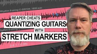 Quantizing Metal Guitars with Stretch Markers [Reaper Tutorial] - Reaper Cheats #1