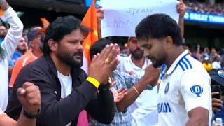 Nitish Kumar Reddy ran to hug his father in crowd after scoring career's first century in Ind vs Aus